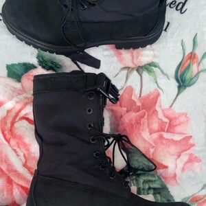 Timberland Men's Black Lace-Up Boots